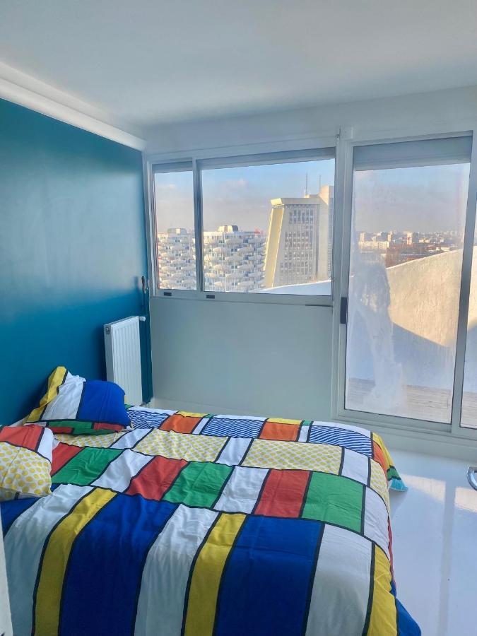 14Eme Et Der Etage "Arty" Avec 2 Chambres Et Vue Panoramique ! Créteil Exterior foto